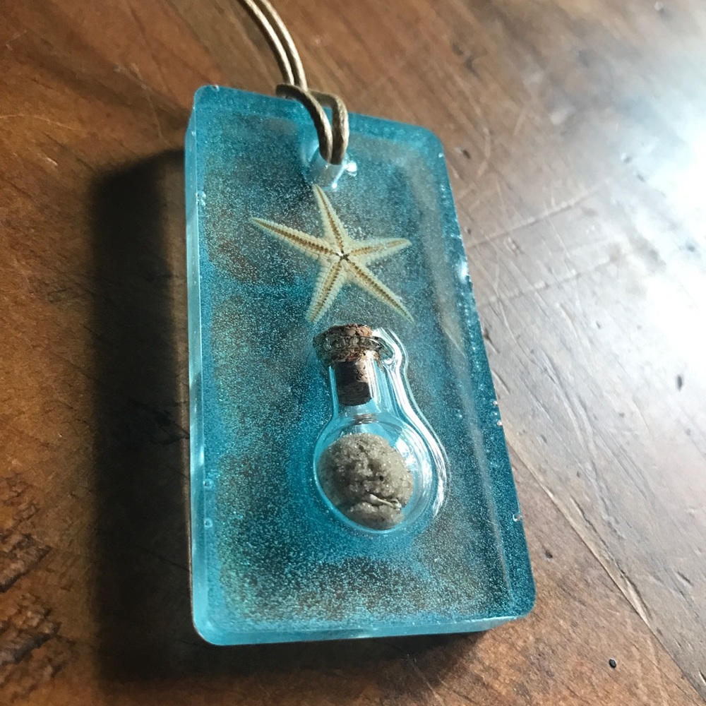 Handcrafted Message in a Bottle Necklace